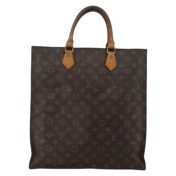 LOUIS VUITTON Monogram Sac Plat Hand Bag M51140 - Picture 3 of 12